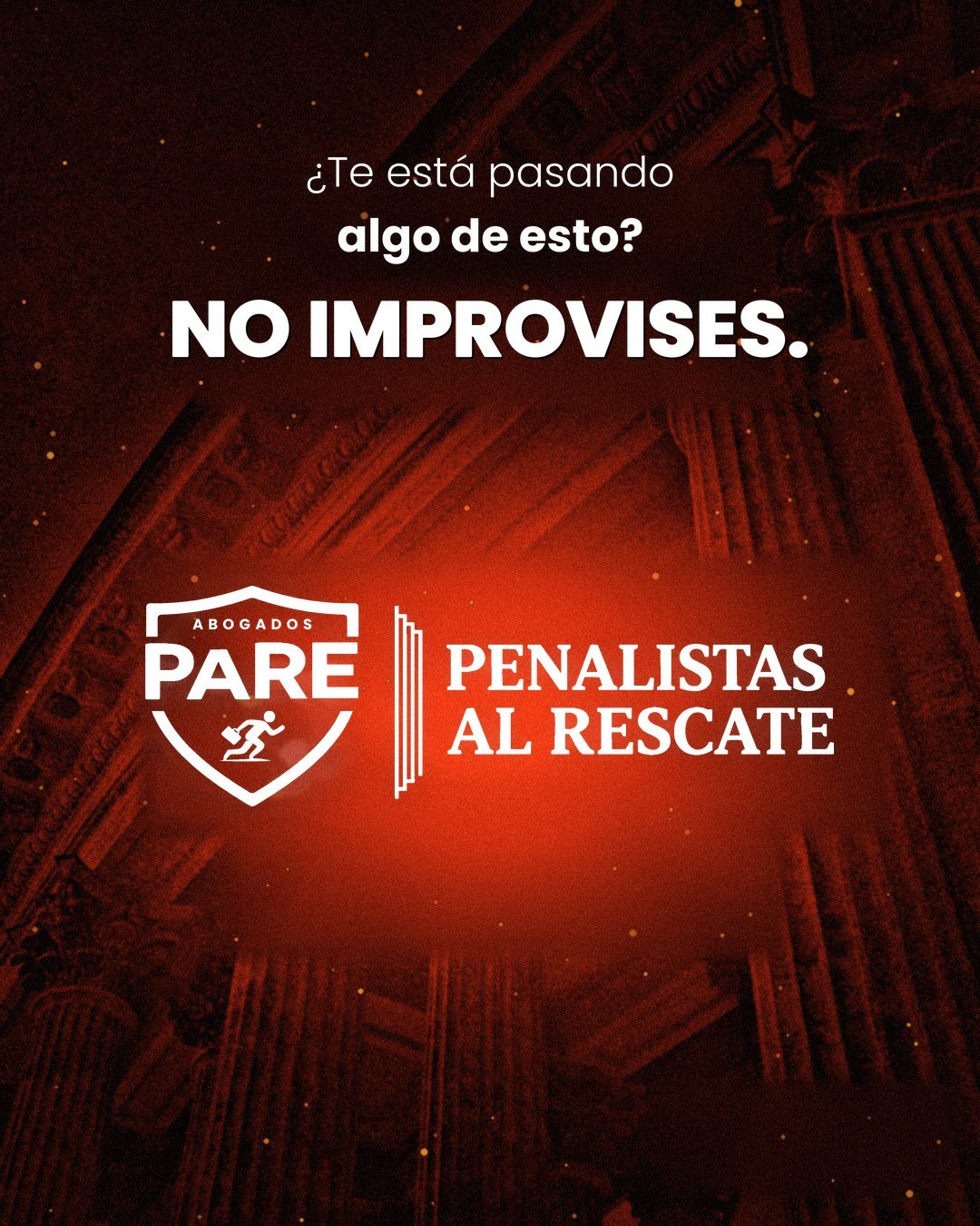 ¿Te está pasando algo de esto? No improvises