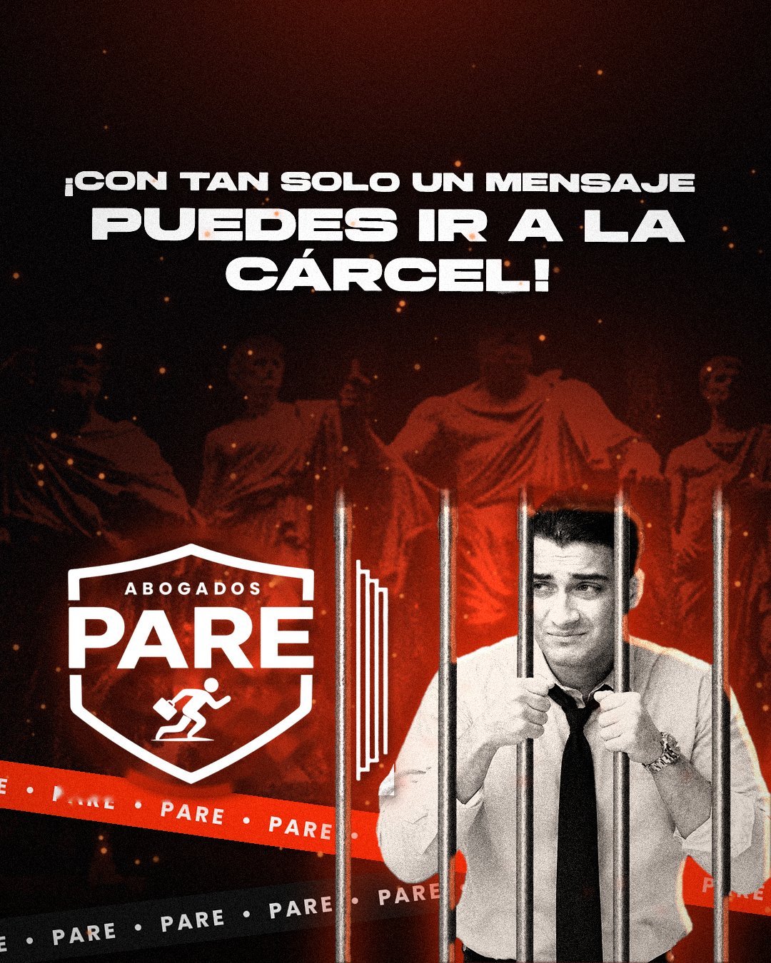 Con tan solo un mensaje puedes ir a la cárcel